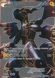 The full art version could be obtained by winners of the zekrom sr competition, which served as the july format for the monthly deckbuildbattle events. Zekrom 114 114 Full Art Pokemon Singles Black White Coretcg