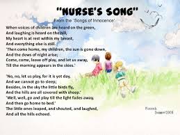 In william blake 's nurse 's song from songs of innocence and of experience, the author explores the meaning of childhood through different perspectives. Short Presentation On William Blake