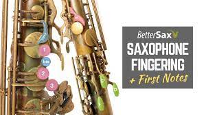 How to play the notes on alto sax. Saxophone Fingerings And First Notes Beginner Refresher Course Lesson 4 Better Sax