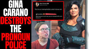 Actress and mma champion gina carano is coming under fire for her controversial twitter presence. Gina Carano Destroys The Pronoun Police On Twitter Common Sense In Hollywood Youtube
