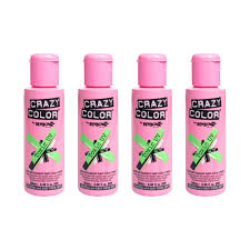 Hair color fashions change just as quickly as clothing fashions, and like accessories and footwear, there are a plethora of new and exciting trends every season. Crazy Color Toxic Uv 4 Pack Bright Green Hair Dye