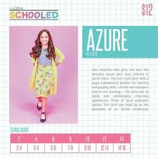 Lularoe Azure Skirt Girls Kids Nwt 8 99 Picclick