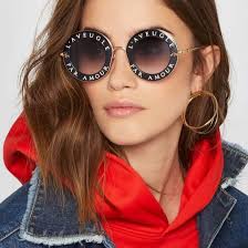 Auth Gucci 0113s L Aveugle Par Amour Sunglasses In 2020 Sunglasses Retro Sunglasses Sunglass Frames