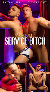 Masqulin: Clark Delgaty fucks Enzo Müller in Service Bitch | Fagalicious  - Gay Porn Blog