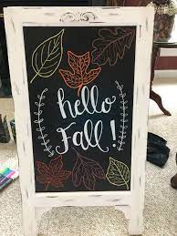 But you could use these templates with any chalkboard to make yourself a pretty sign as a fall decoration. Pin On Signage