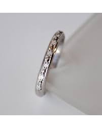 0,24 carat qualité diamant : Demi Alliance Fine En Diamants 0 07 K En Or Blanc 750 250