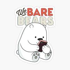 Ice bear we bare bears 3 bears cute bears. We Bare Bears Ice Bear Kids T Shirt By Valentinahramov Redbubble
