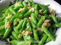 Resepi Nennie Khuzaifah Tumis Kacang Buncis Resep Masakan Masakan Vegetarian Resep Masakan Indonesia