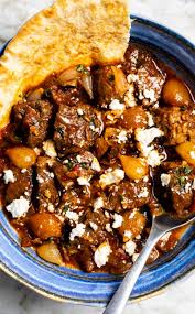 Greek Beef Stew Stifado Cook S Country Recipe Greek Beef Stew Greek Beef Stew Recipe Beef Recipes Easy
