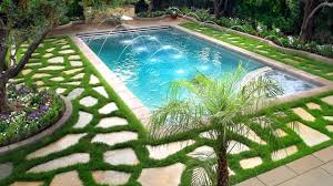 Fresh 12 Unique Backyard Landscaping Ideas With Swimming Pools Cn01as Https Canadagoosesvip Garden Pool Design Small Backyard Pools Swimming Pool Landscaping