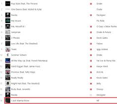 new nf single on itunes chart of highest selling rap songs