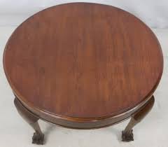 Antique queen anne coffee table. Queen Anne Style Mahogany Circular Coffee Table 80315 Sellingantiques Co Uk