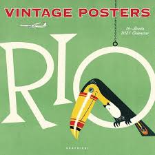Vintage Advertising Posters 2021 Wall Calendar Art Deco Nostalgia 12 X 12 In 2020 Vintage Advertising Posters Vintage Advertisements Travel Posters