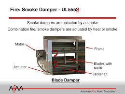 Corridor fire & smoke control duct damper rated 1 hr. Fire Alarm Interface Of Smoke Dampers Ppt Download