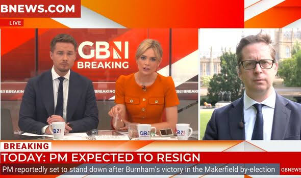 Labour warned of 'disaster' live on air minutes before Starmer resigns | TV & Radio | Showbiz & TV | Express.co.uk