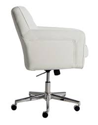 Serta Style Ashland Home Office Chair Cream Bonded Leather Walmart Com Walmart Com