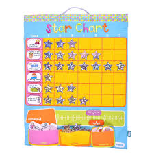 Fiesta Craft Childrens Fabric Star Reward Chart