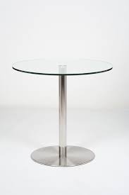 These quaint, intimate tables resemble the width and shape of pub tables, but come in standard heights for a more relaxed and informal feel. Round Glass Top Pedestal Table Small Clear Glass Kitchen Dining Table 80cm Modern Circular 2 4 Seater Breakfast Bistro Table Target By Modern Furniture Direct Buy Online In