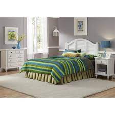 Maybe you would like to learn more about one of these? Home Styles Bermuda 3 Piece Queen Shutter Panel Headboard Bedroom Set In White 5543 5016