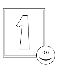Get free number 1 coloring page worksheet for kindergarten students. Numbers 1 Coloring Page