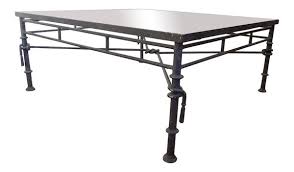 vintage maitland smith s cocktail table distressed finish mobilya urunler turkiye