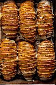 The Best Easy Cheesy Loaded Hasselback Potatoes The Best Hasselback Potatoes With All The Goo Potato Recipes Side Dishes Hasselback Recipes Potato Side Dishes