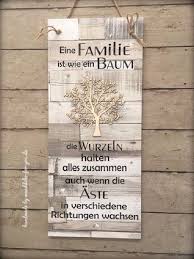 Wunderschoner Pappelbaum Auf Holzschild Mit Text Handmade Vintage Pappel Baum Holzschilder Familie Ist