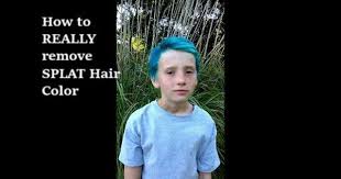 How To Really Remove Splat Hair Color Splat Hair Color Splat Hair Dye Hair Dye Removal