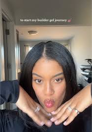 this is the year I have the best nails of my life 💅🏽 claiming it!!!! but  seriously I hope builder gel works out for me 😂 #nailjourney  #naturalnailscheck #buildergel #manicure #fiancenails #nailgrowth