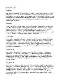 Mempromosikannya di peringkat sekolah, negeri, dan nasional. Karangan Catatan Hari Sukan