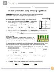 Our custom writing service is a reliable solution on your academic journey that will always help you if your deadline is too tight. Hardy Weinberg Gizmo Docx Name Date Student Exploration Hardy Weinberg Equilibrium Vocabulary Allele Genotype Hardy Weinberg Equation Hardy Weinberg Course Hero