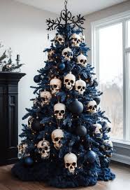 My kind of Christmas tree💀🎄🖤.