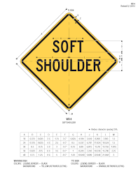 A soft shoulder sign lets drivers know that the side of the road is made from www.reference.com What Does The Soft Shoulder Sign Mean Worksafe Traffic Control