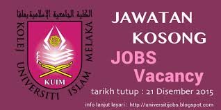 Kolej universiti islam melaka | 1,883 followers on linkedin. Jawatan Kosong Kolej Universiti Islam Melaka Kuim Terkini Melaka Islam Calm