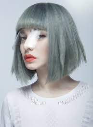 Maybe you would like to learn more about one of these? Straight And Structured Cut Hair With Cold And Matte Tones