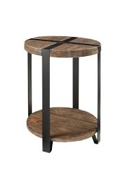 The Modesto Round Accent Table Is Perfect For Any Small Space This 20 Inch Diameter Table Offers Two Useful Levels The Alaterre Furniture End Tables Alaterre