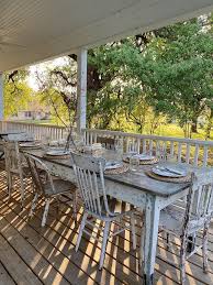 Maybe you would like to learn more about one of these? Dining On Our Farmhouse Wrap Around Porch My 100 Year Old Home