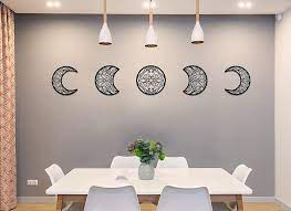 The stupell home decor collection 30 in. Buy Moon Phase Wall Hanging Wooden Moon Art Decoration Wall Hanging 5 Pieces Bedroom Wall Decor Above Bed Boho Style For Bedroom Home Apartment Bar Living Room Wall Decor Black Online In Germany B097t822kb