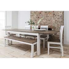 Dining Table Set With Bench Hever Dining Table With 5 Chairs Bench Noa Nani Dining Table Dining Table With Bench Dining Table Chairs