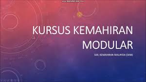 Sijil lanjutan teknologi automotif (semburan cat). Program Modular Sijil Kemahiran Malaysia Skm Youtube