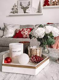 How To Decorate For Christmas With A Modern Flair Scandinavian Christma Red Christmas Decor Christmas Decorations Living Room Christmas Decorations Apartment