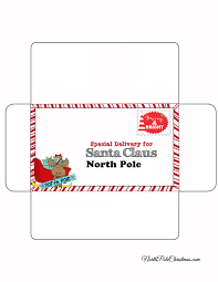 Create your own personalised letter from santa using our free printable letter and envelope template and designs. Special Delivery Envelope For Letter To Santa