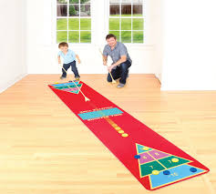 Amazon Com Shuffleboard Rug Game Classic Shuffle Board Party Game For All Ages Fun Floor Games For Adults And Shuffleboard Game Room Decor Playroom Decor