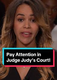 Pay attention in Judge Judy's court! #judgejudy #lawsuit ##legaltok #tvshow