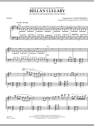 Learn this song on jellynote with our interactive sheet music and tabs. Paul Lavender Bella S Lullaby From Twilight Piano Sheet Music Notes Chords Film Tv Partiture Orchestra Download Printable Pdf 280899