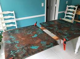 Coppertop Table Build Imgur Copper Table Copper Top Table Diy Table Top