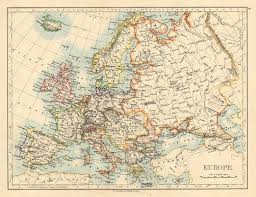From mapcarta, the open map. Europe Political Austria Hungary United Sweden Norway Johnston 1892 Old Map