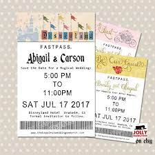 Disney Fastpass Fast Pass Invitations Save By Jollycelebrations Disney Wedding Invitations Disney Invitations Disney Wedding