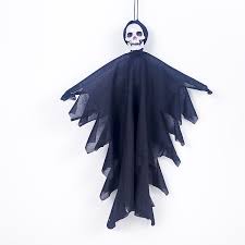 I love my ghosts and i decided to call them cash, giggles, inky and gomez. 2 Pcs Halloween Decoration Mini Fabric Skeleton Hanging Ghosts Bar Ghost Festival Decoration Props Black Alexnld Com