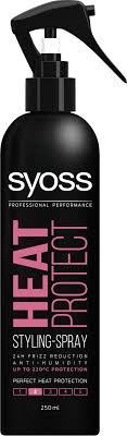 In fact, you should be avoiding heat styling and can try rollers for styling. Syoss Heat Protect Styling Spray
